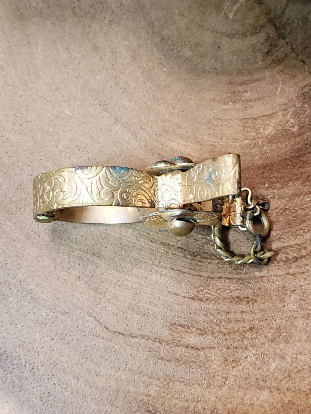 Vintage Abon Glove Ring Clip Gold Plated